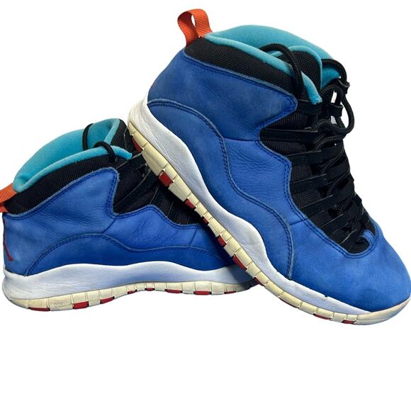 Air Jordan 10 Retro Tinker Racer Sneakers 310805-408 Men's Sz. 8.5 (ML-1MS-005) - Picture 1 of 9
